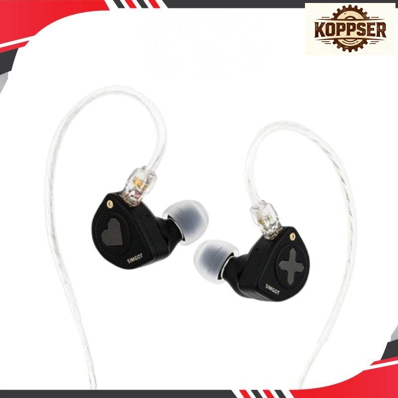 Local  SIMGOT EW300, In-Ear Monitors: 1DD+1Planar+1PZT Tribrid Driver Detachable Tuning Nozzles Hi-R