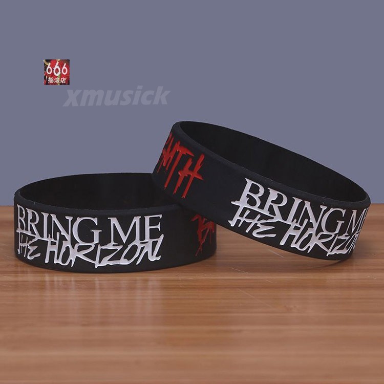 BRING ME THE BMTH โลหะเรืองแสงโลหะโลหะโลหะโลหะพิเศษซิลิโคนแหวนโทรศัพท์มือถือเดี่ยว 666