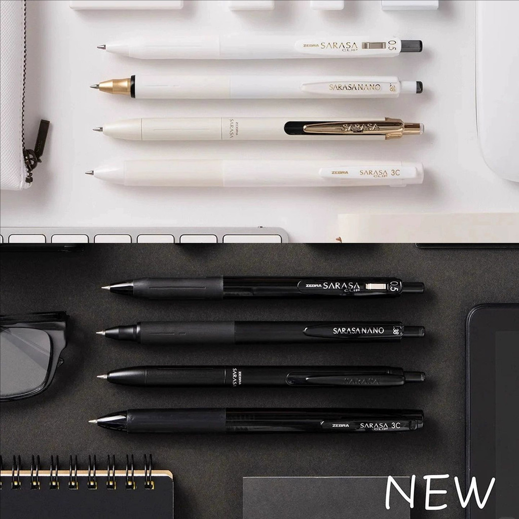 Japan Japan ZEBRA ZEBRA JJ15 Black White Series S ARASA MONOCHROME สีธรรมดา J3J5 Limited Push Black 