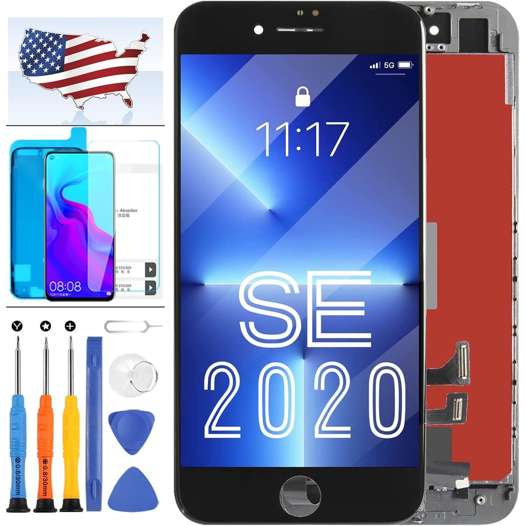 สําหรับiPhone SE 2020 เปลี่ยนหน้าจอ,สําหรับiPhone SE2 LCD Touch SE 2nd Generation A2296 A2275 A2298 