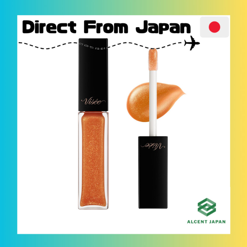 Visee Essence Lip Plumper OR200 Sheer Orange 5.5 mL Lip Gloss — Plumping, Moisturizing, Warming Sens