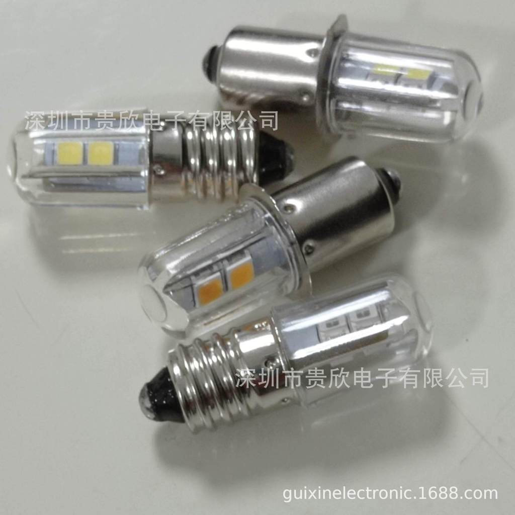 BA9S 6V 12V 24V LED รถหลอดไฟขนาดเล็ก BAX9S LED BAY9S LED เครื่องมือหลอดไฟ