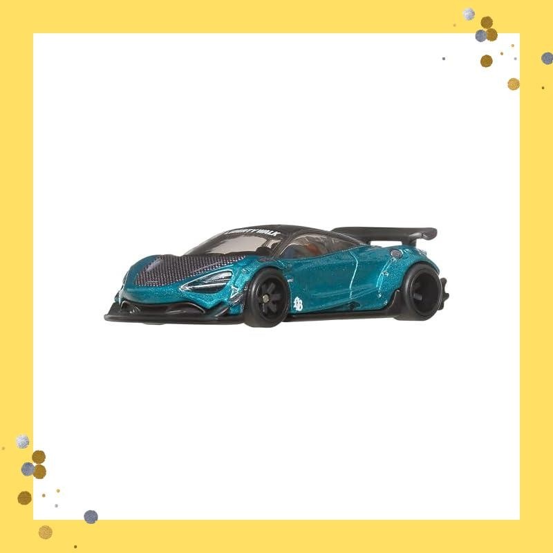 Hot Wheels Car Culture Silhouette Liberty Works McLaren 720S ของเล่นรถจิ๋วอายุ 3 ปี สีเขียว JBK47