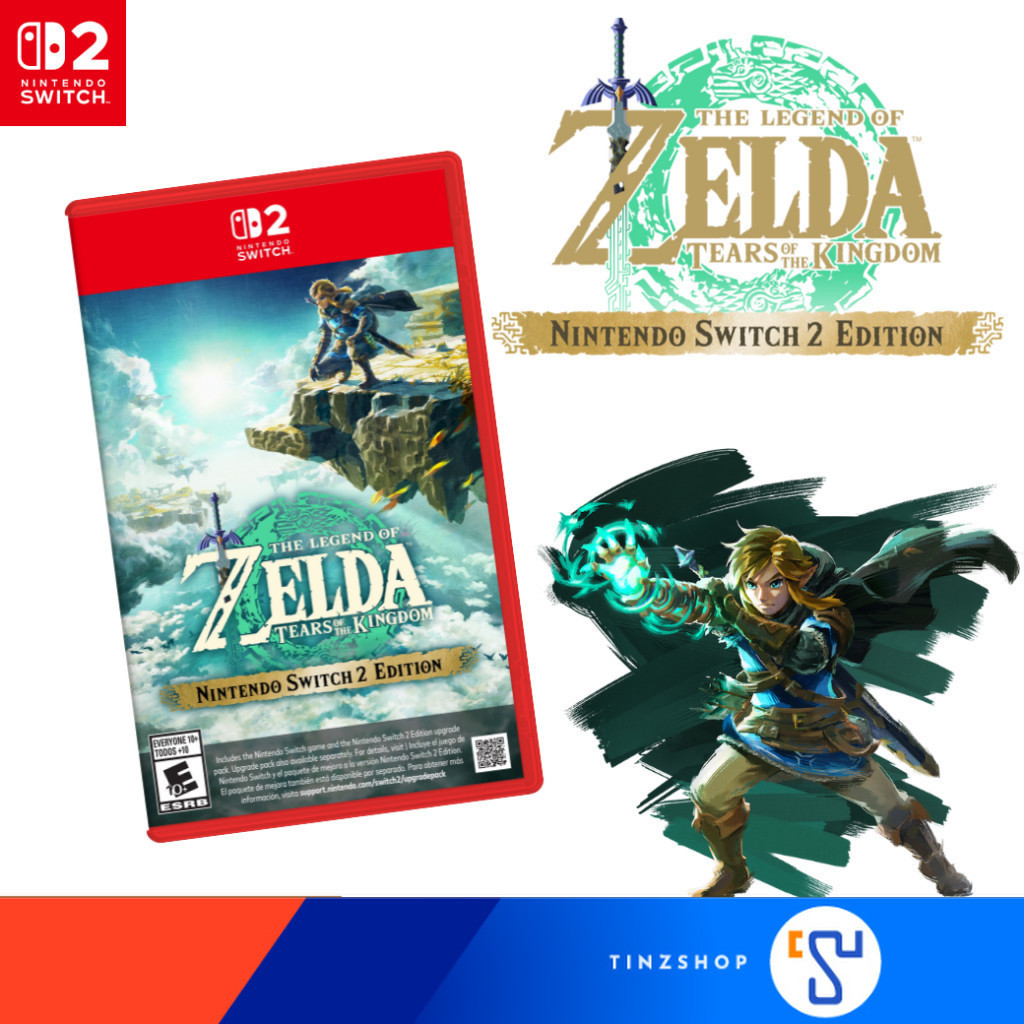 [ส่งด่วน] [Switch2] Nintendo Switch 2 Game THE LEGEND OF ZELDA : TEARS OF THE KINGDOM Asia/Eng. : Tinzshop