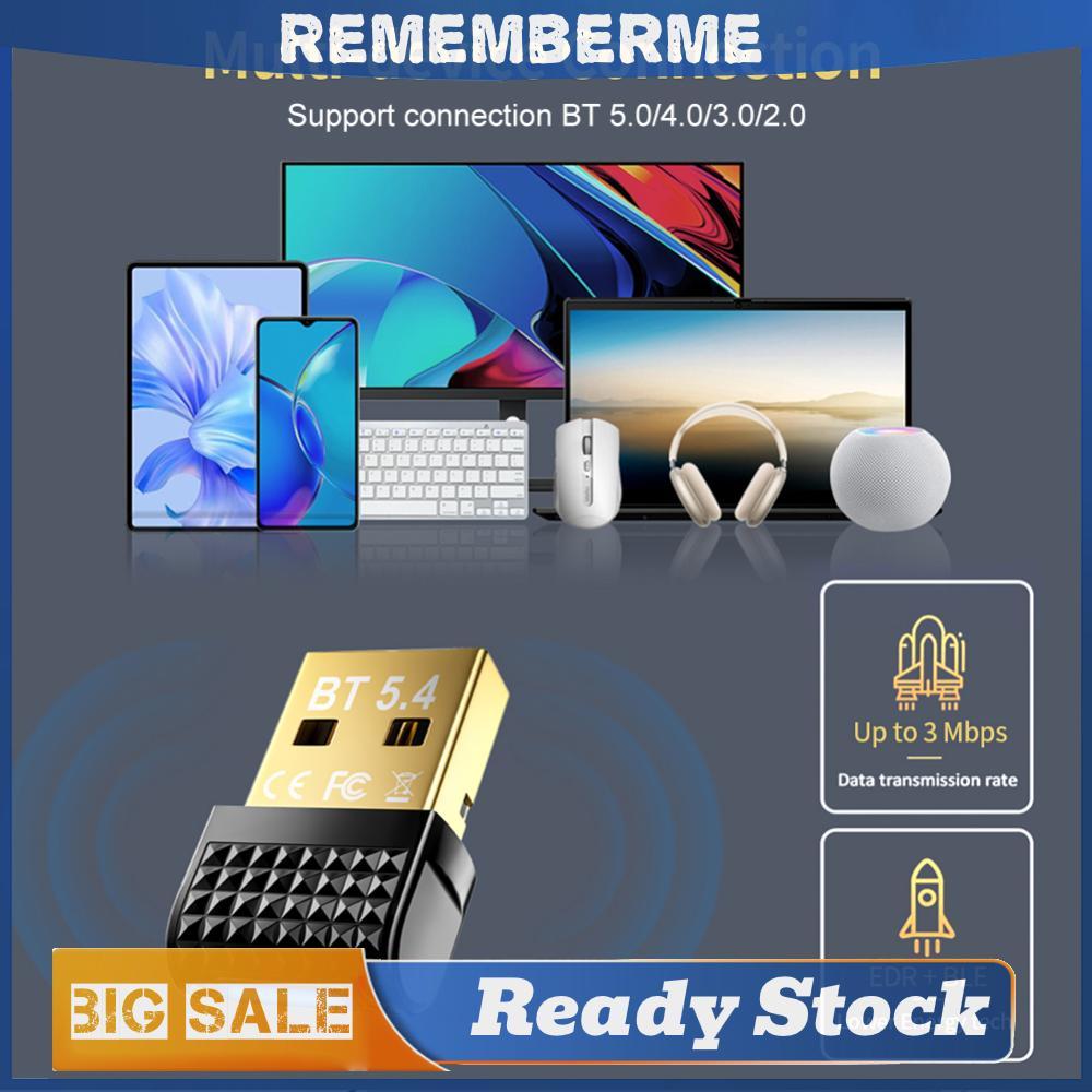BT 5.4 อะแดปเตอร์ USB BT 5.3 Dongle Wireless BT Transmitter Receiver สําหรับ BT คีย์บอร์ด/เมาส์/หูฟั