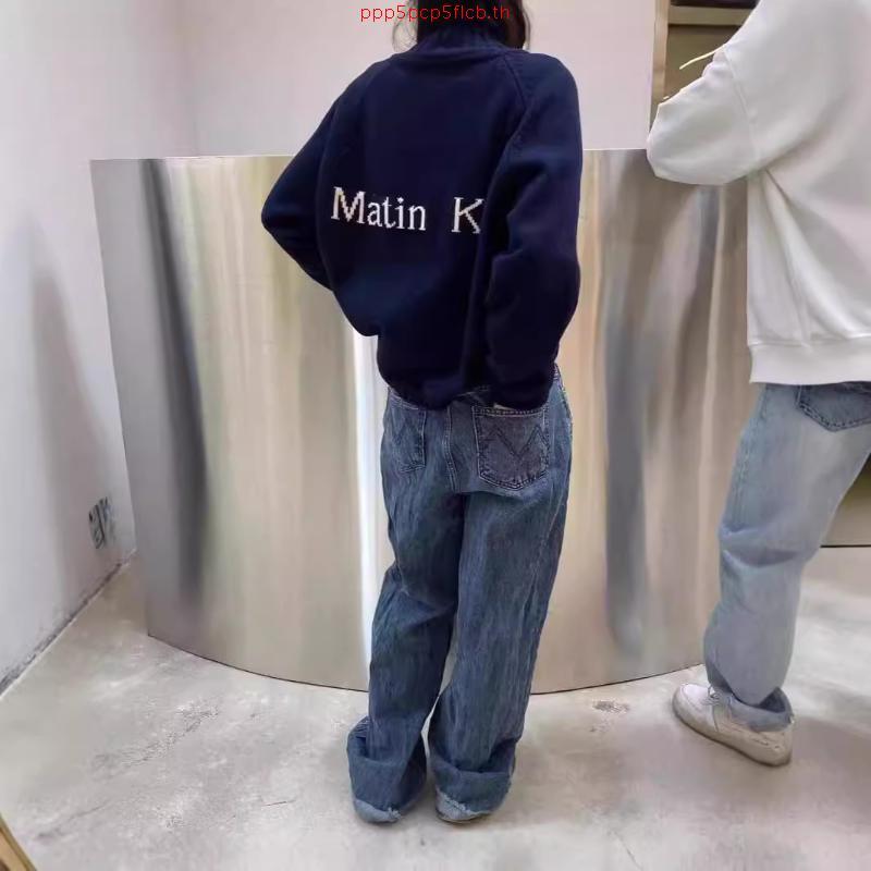 [SR-STUDIO] Matin kim เสื้อแจ็กเก็ตคาร์ดิแกน แขนยาว คอสูง สไตล์เกาหลี สําหรับผู้ชาย และผู้หญิง