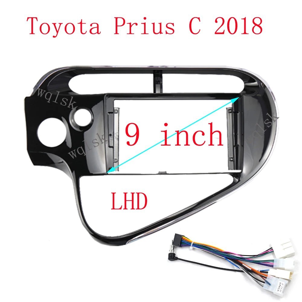 เหมาะสําหรับ Toyota Pros 2018 TOYOTA PRIUS C Android Navigation Variety ดัดแปลงกรอบ 30 ซม.