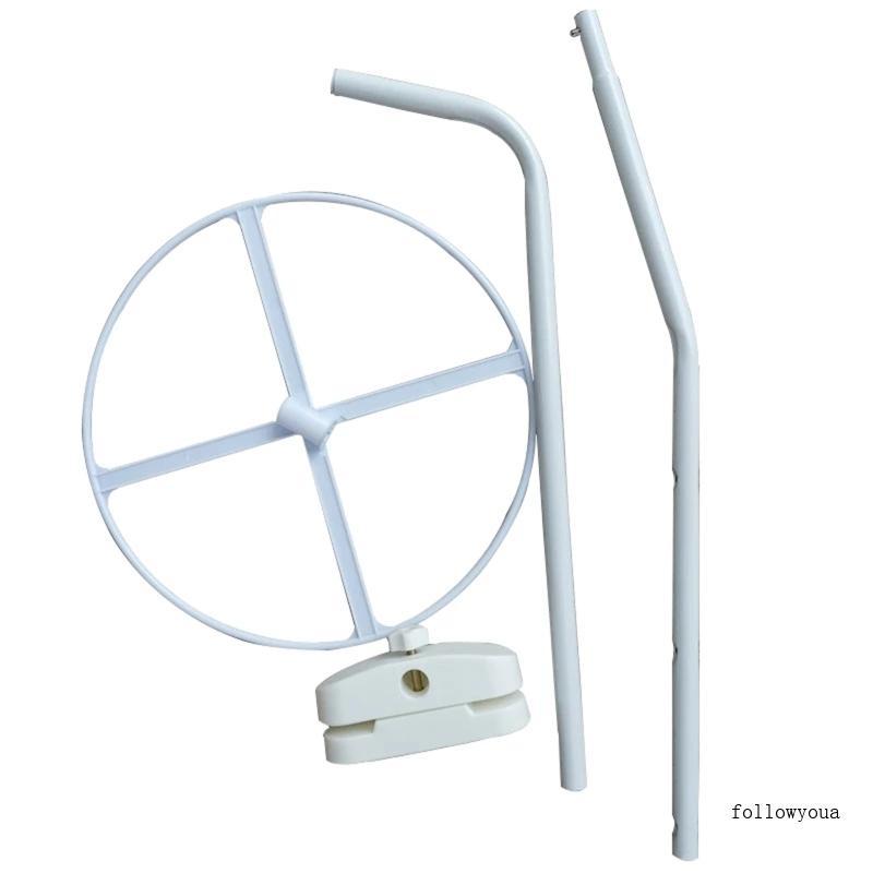 Fol Bed Canopy Stand Holder สําหรับสาวเตียงมุ้งกันยุงสําหรับเด็กทารกในร่มรอบโดมมุ้งกันยุงขาตั้งอ่านห