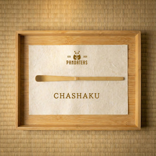 [พร้อมส่ง] PANDATEAS ช้อนไม้ไผ่ตักมัจฉะ ชาชะคุ (Chashaku)