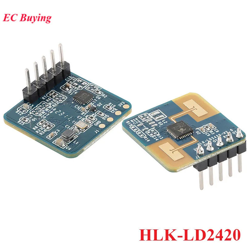 HLK-LD2420 24G มิลลิเมตรเซ็นเซอร์คลื่น LD2420 FMCW อัจฉริยะร่างกายมนุษย์ Micro Motion โมดูล ISM Band