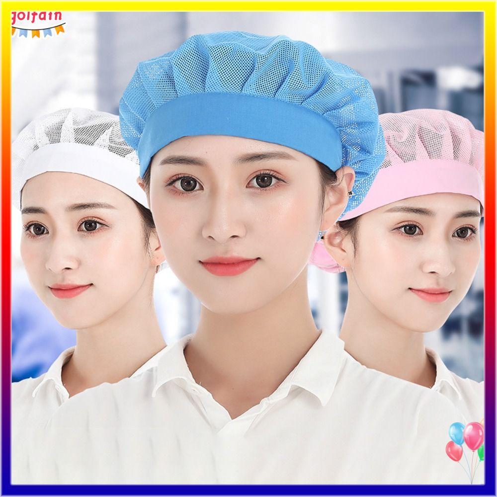 【คุณภาพสูง】 มุ้งติดผม หมวกเชฟ มัดผม ที่คาดผมทำงาน หมวกสำหรับทำอาหาร หม้อหุง บริการอาหาร เสื้อตาข่ายใส่ทำงาน ราคา ถูกที่สุด ดีลบีเคเค