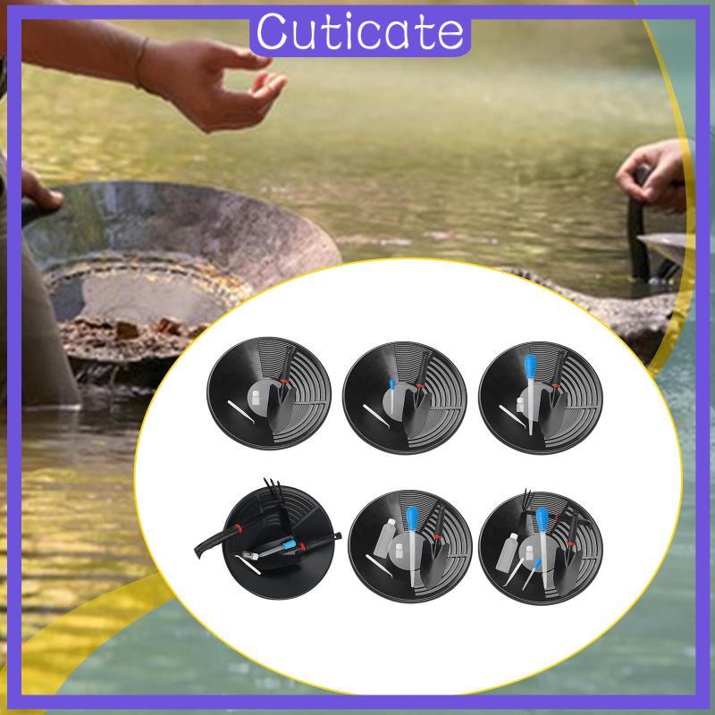 [CUTICATE] Gold Panning Kit สําหรับผู้ที่ชื่นชอบเครื่องมือมือสําหรับสัมผัส Bedrock ภายในโค้งงอ