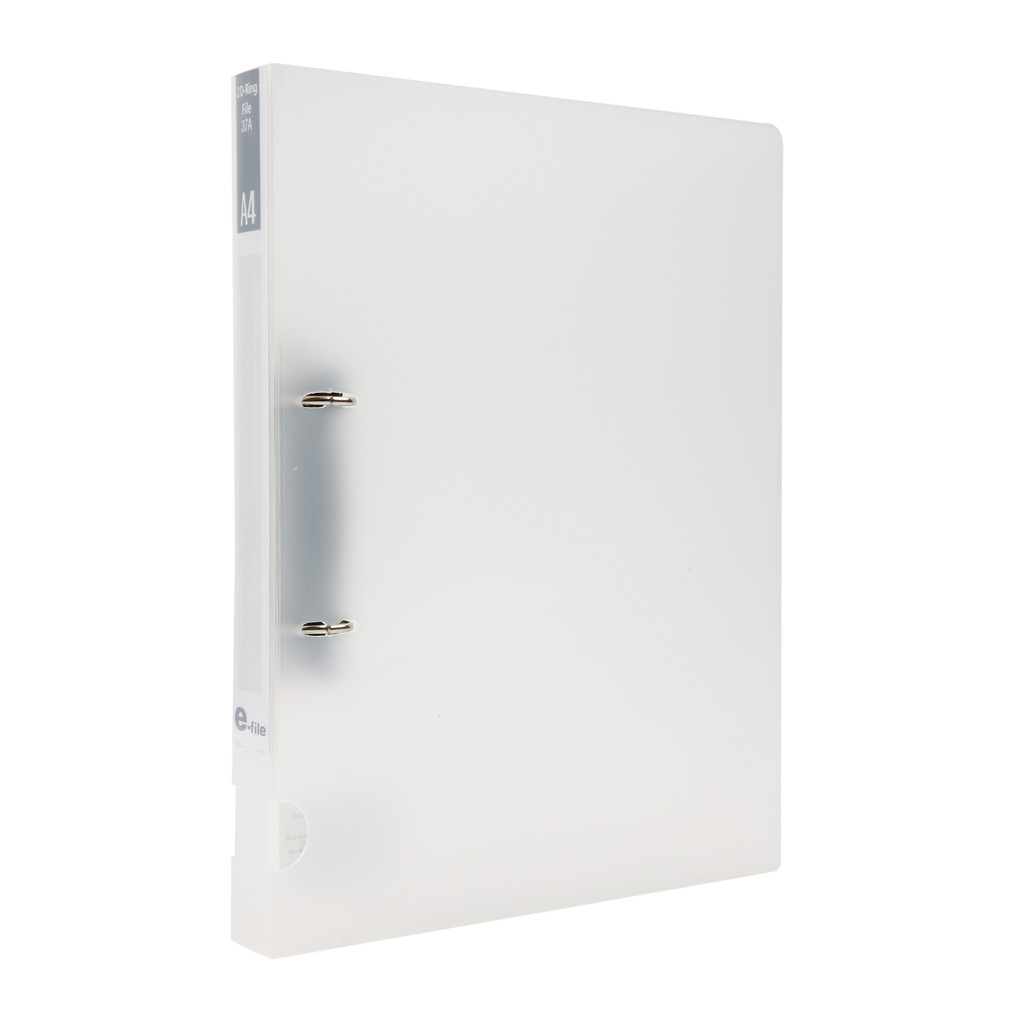 E-FILE แฟ้ม 2 ห่วง รุ่น 37A ขนาด A4 สัน 1.5 นิ้ว สีขาว
