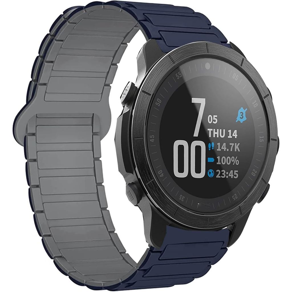 Lamshaw ใช้งานร่วมกับ Wahoo ELEMNT Rival Band, Quick Release ซิลิโคนกีฬาสายคล้องคอเปลี่ยนสายนาฬิกาสํ