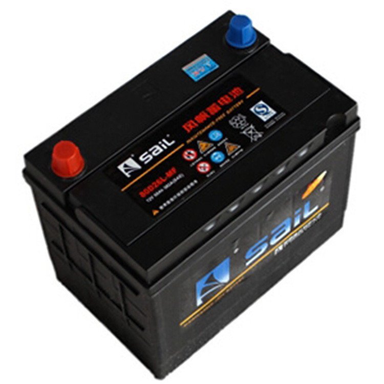 Fengfan 80D26L ที่เก็บแบบไม่ต้องบํารุงรักษา 12v68ah ที่เก็บของแบตเตอรี่รถยนต์ขายส่ง