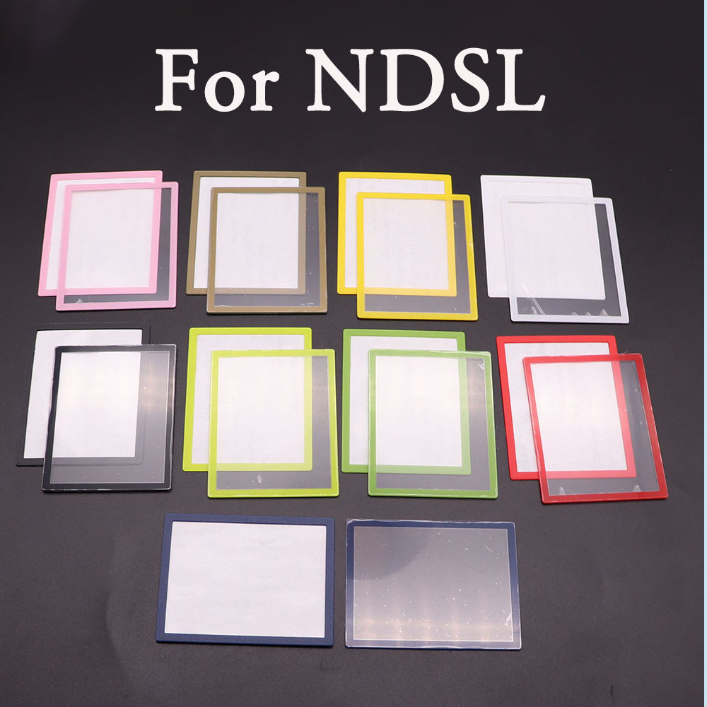 1 คู่/2 ชิ้น 8 สีหน้าจอ LCD บน Len Lower กรอบ + ฝาครอบพลาสติกสําหรับ Nintend DS Lite สําหรับ NDSL เกมคอนโซล