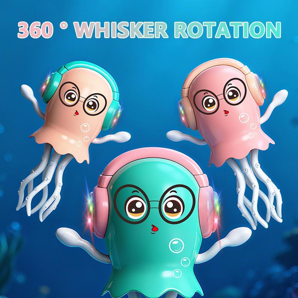 เด็กการศึกษา Inertia-ขับเคลื่อนแมงกะพรุนปลาหมึกยักษ์ของเล่นแปดหนวดและ W4d0