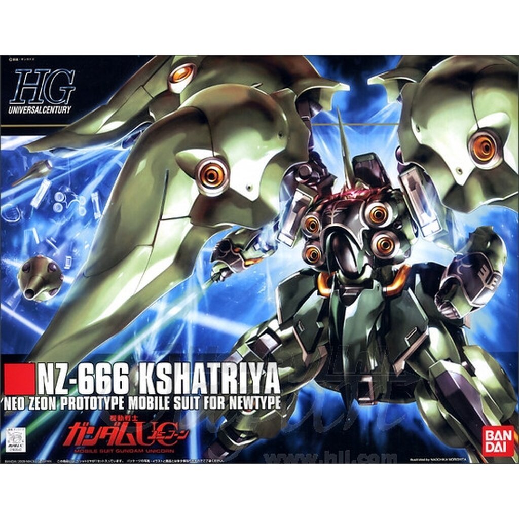 HG 1/144 NZ-666 KSHATRIYA BANDAI (งานเเท้)