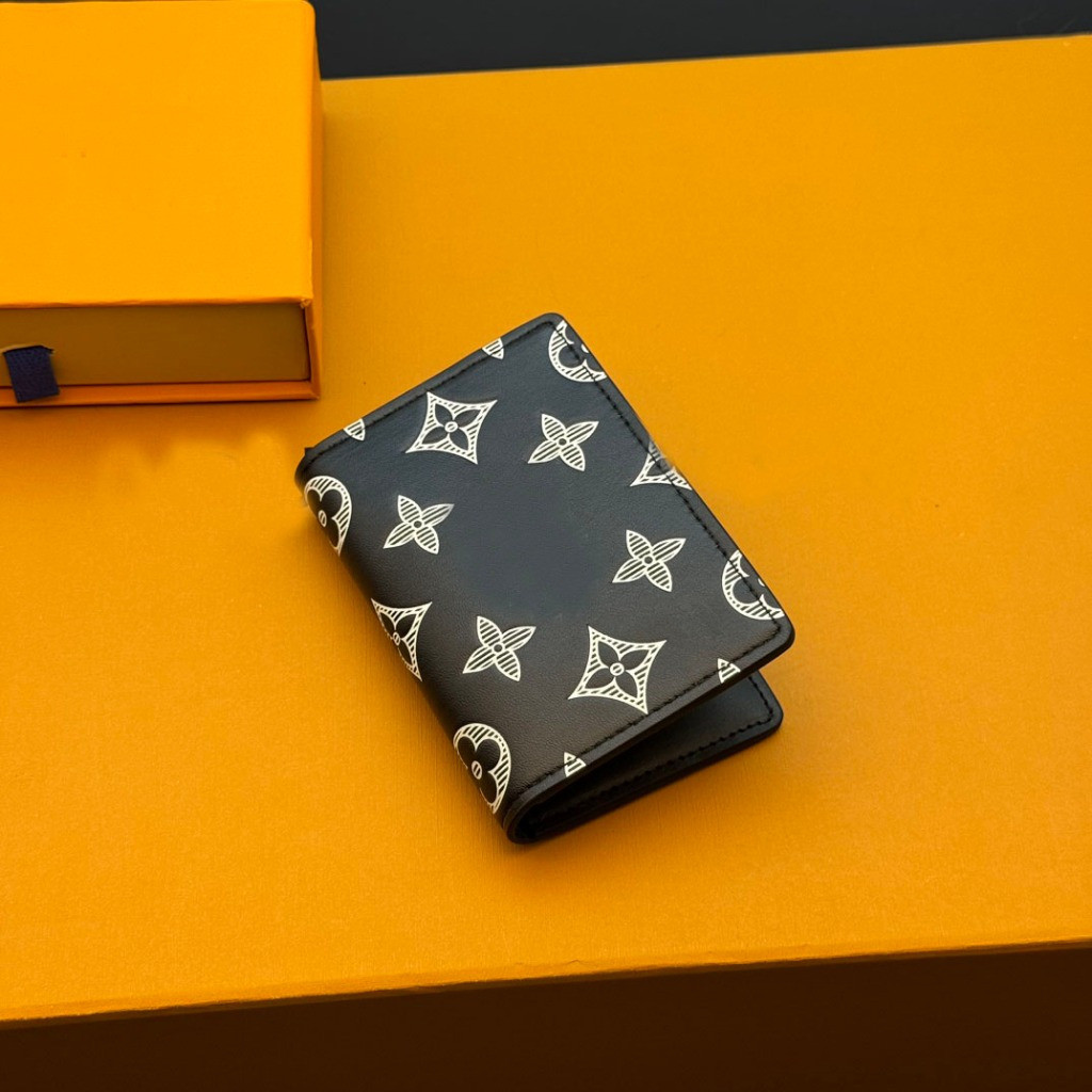 皮特 มีประมาณ สินค้าใหม่มาพร้อมกับกล่องของขวัญใหม่ผู้ชายแฟชั่นอเนกประสงค์พับผู้ถือบัตรกระเป๋าสตางค์ 87