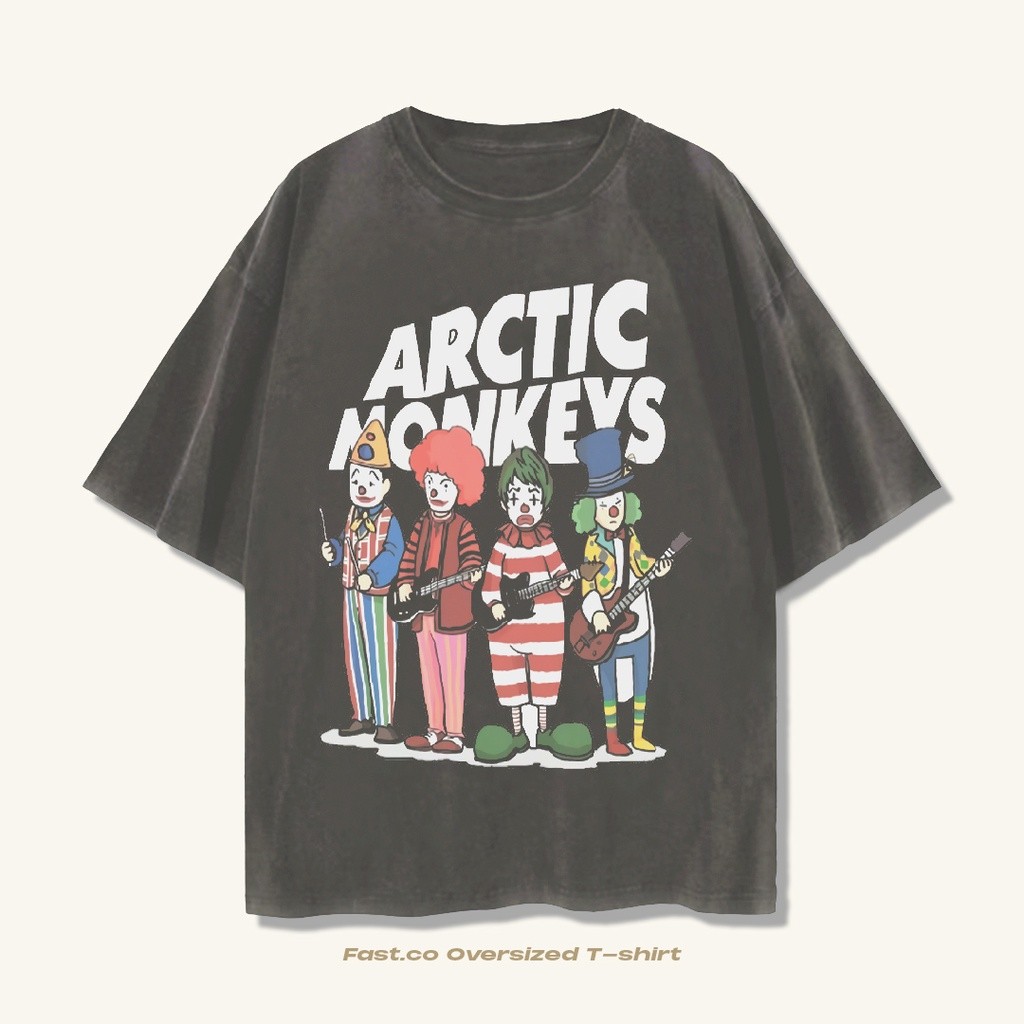 Arctic Monkeys Band Tshirt สไตล์ขนาดใหญ่ Kaos Band Arctic Monkeys