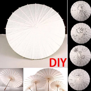 MAS 20/40/60/84CM Paper umbrella ร่มกระดาษ สไตล์จีนวินเทจ DIY สําหรับตกแต่งงานแต่งงาน ถ่ายรูป เต้นรํา