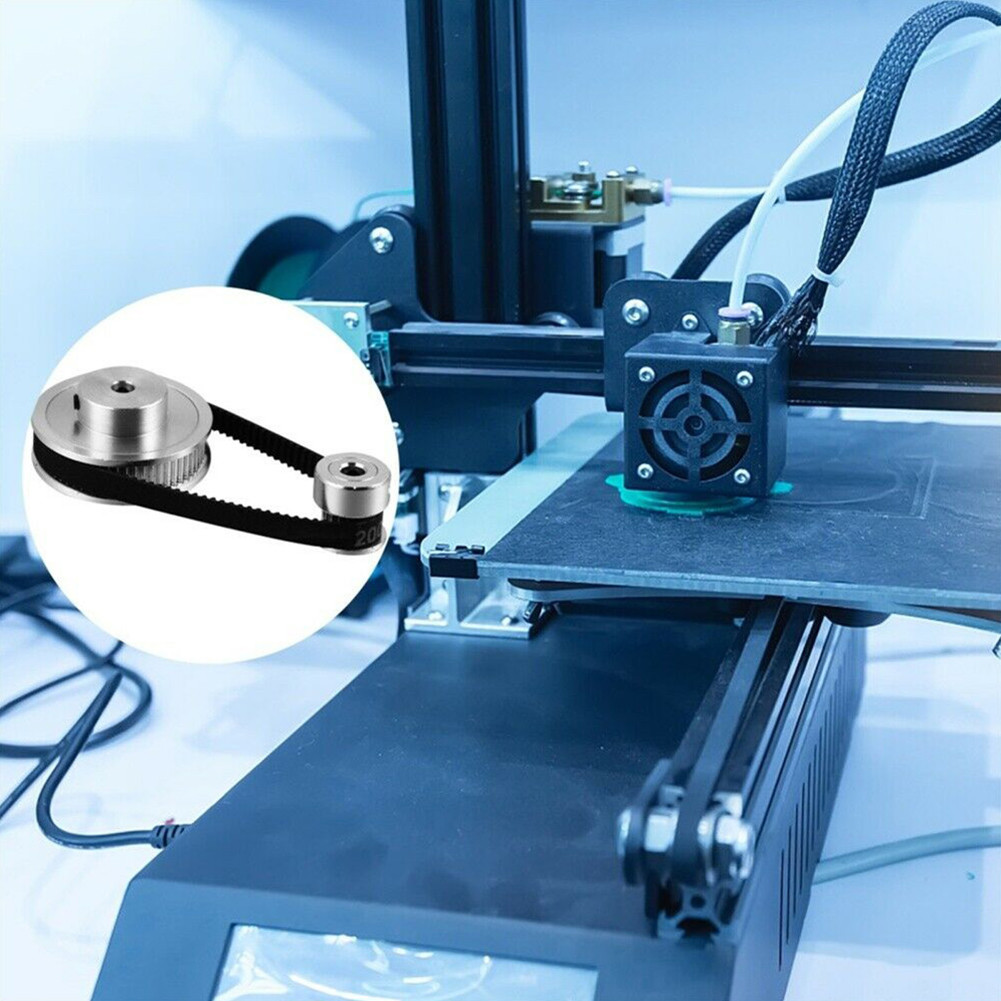 ปิดห่วง 2GT Timing Belt 2mm Pitch สําหรับ GT2 Timing Belt Pulley 60 ฟัน 20 ฟัน