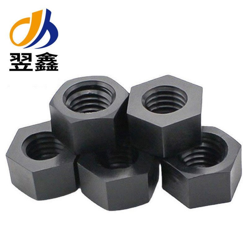 ไนลอน M2M3M4M5M6M8M10M1220 Nut Nut Hex สีดํา Hex Nut พลาสติกพร้อมสต็อกอุปทานโดยตรง GA95