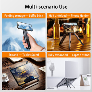 Magnetic Phone Holder Selfie Stick Foldable Tripod Stand for…