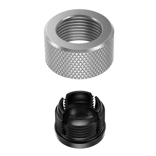 Quu อลูมิเนียม 17 มม.หัว Nut และ ABS ฐานสกรูเกลียวสําหรับแท่นชาร์จแม่เหล็ก Vehicle Mount ที่วางโทรศัพท์อุปกรณ์เสริม