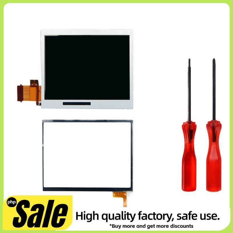 สําหรับ NDSL หน้าจอสัมผัส LCD + ชุดหน้าจอลงพร้อมไขควงสําหรับคอนโซลเกม NDSL อะไหล่ชุดหน้าจอ