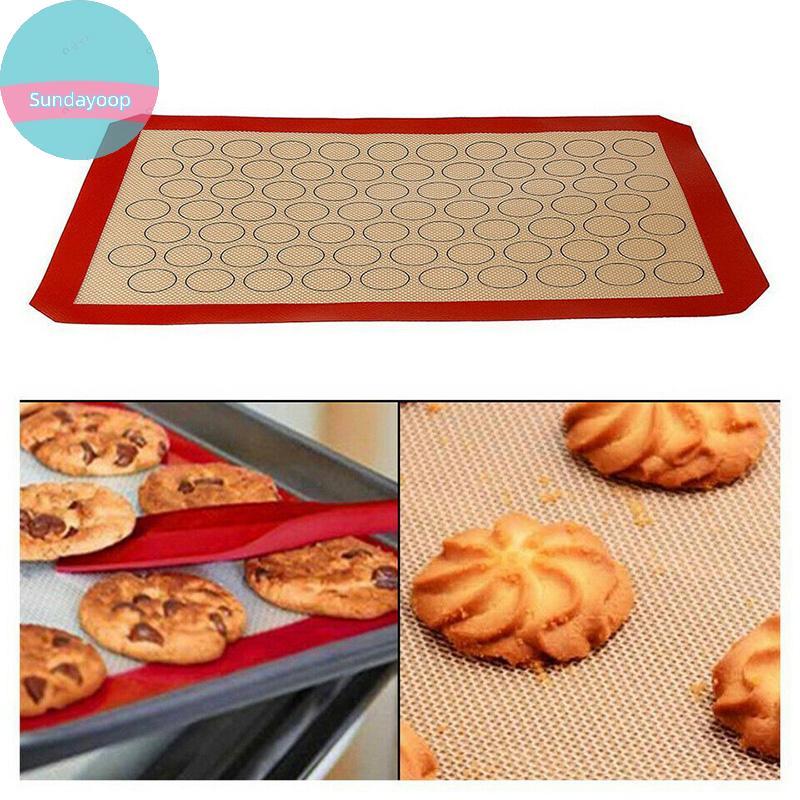 Sund Nonstick Silicone Mat Baking Oven Pastry Liner Macaron Cake Sheet Kitchen
 ไทย