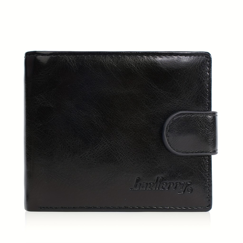 BAELLERRY Mens Ultra-Thin Business Wallet-High-End Imitation Leather Design, Multi-Card Slot, Zipper