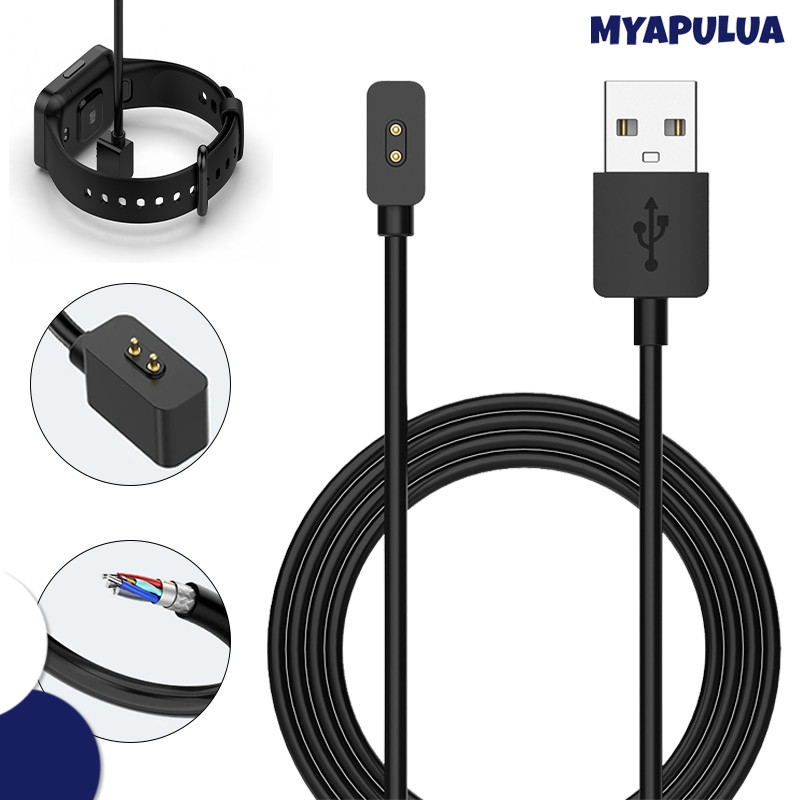 สายชาร์จแม่เหล็ก for Mi Band 10 9 8/9 8 Pro/Active เครื่องชาร์จ for Smartwatch Redmi Watch 5 3 Active/Lite/6 5 4 3 ราคา ถูกที่สุด ดีลบีเคเค