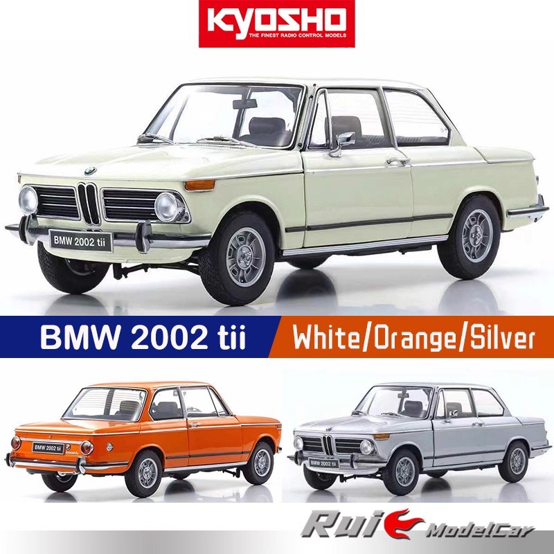1: 18 Jingshang BMW BMW 2002 tii โลหะผสมเปิดเต็มจําลองรถรุ่นเครื่องประดับ