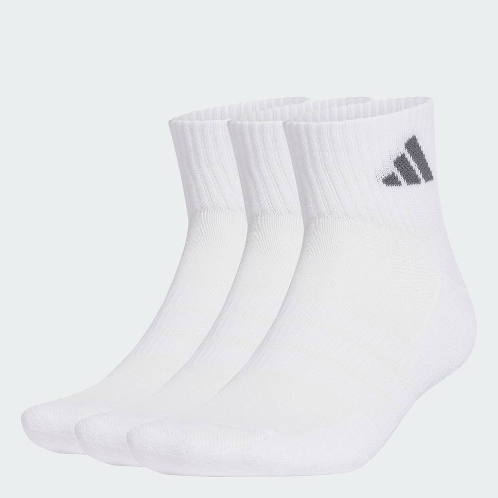 adidas ไลฟ์สไตล์ ถุงเท้าหุ้มข้อรองรับแรงกระแทก SPORTSWEAR (3 คู่) Unisex สีขาว KR7115