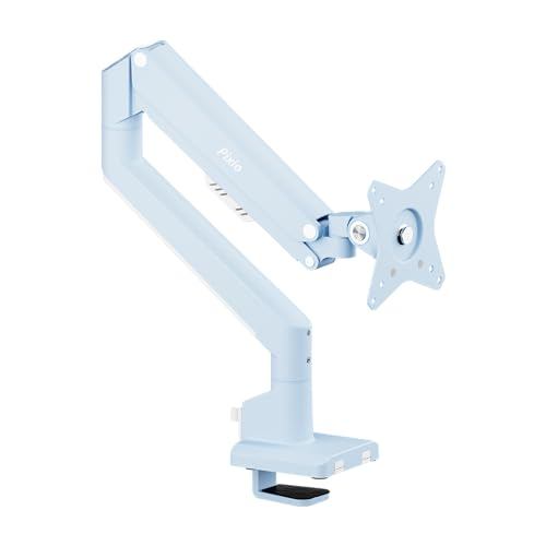 Pixio PS1S Wave Pastel Blue Monitor Arm Single Cute Up and Down Left and Right 32-inch 24-inch 27-in
