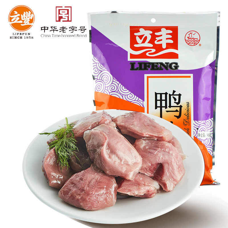 Shanghai Lifeng Duck Snacks 148g Bag Snacks Shanghai Specialty Small Package Braised Cooked Food Sna