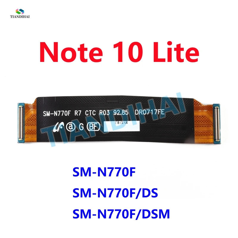 Note10 Lite เมนบอร์ดเชื่อมต่อชาร์จ Flex สําหรับ Samsung Galaxy หมายเหตุ 10 Lite SM-N770F N770F หลัก 