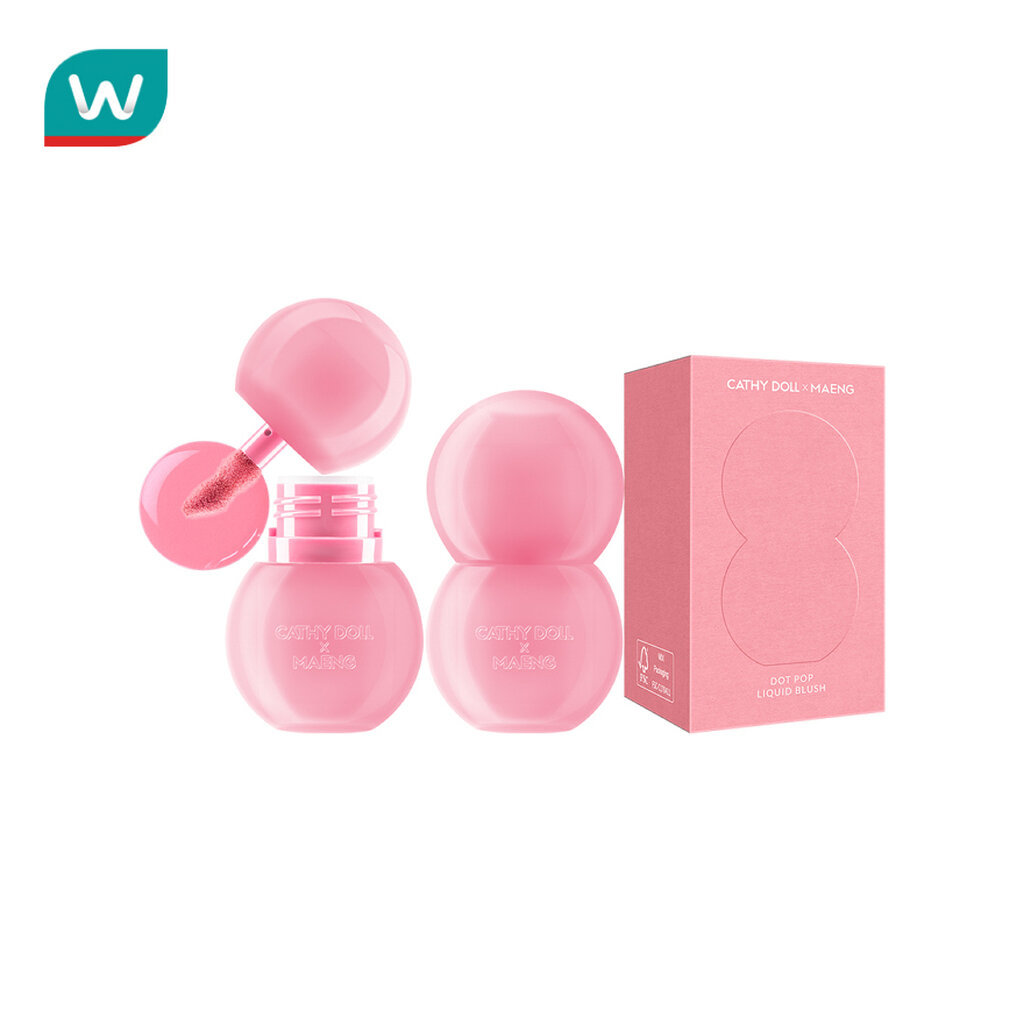 Cathy Doll เคที่ดอลล์ เอ็กซ์ แมง ดอท ป๊อป ลิควิด บลัช 4ก. 04 อินโนเซนต์ ราคา ถูกที่สุด ดีลบีเคเค
