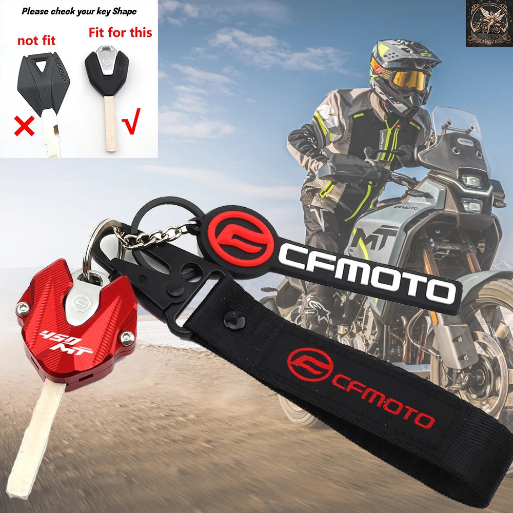 สําหรับ Cfmoto 450mt Mt450 450-mt Mt-450 450 Mt อุปกรณ์เสริมรถจักรยานยนต์ Key Case Shell พวงกุญแจพวง