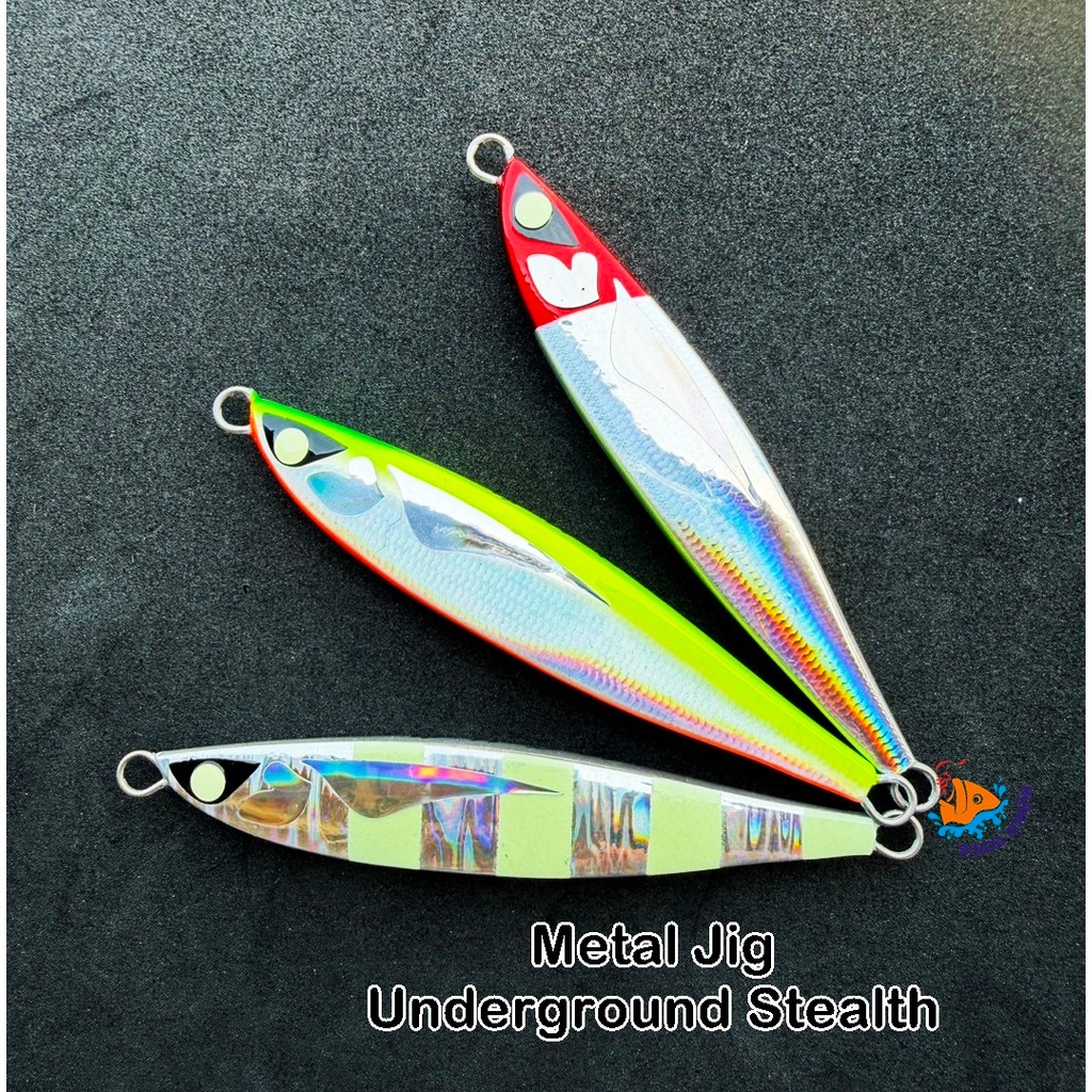 เหยื่อจิ๊ก Metal Jig  LF Underground รุ่น Stealth ขนาด 30-100 กรัม