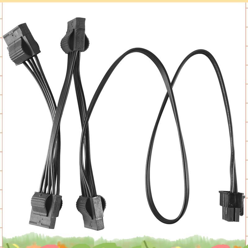 Super 6Pin ถึง 4 Molex Modular Power Supply สาย 6Pin ถึง 4 IDE สําหรับ CORSAIR RM1000X RM850X RM750X