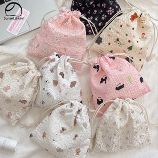 🎁🎁ถุงเก็บของแบบมีเชือกสไตล์เกาหลี กระเป๋ากล้อง มีสไตล์และรูป…