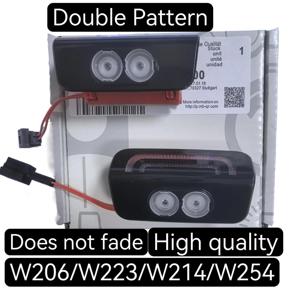 แบบไดนามิกรถประตูยินดีต้อนรับสําหรับ W214 W254 Class S W206 EQE EQS SUV W223 2024 Dual เลนส์แก้ว LED