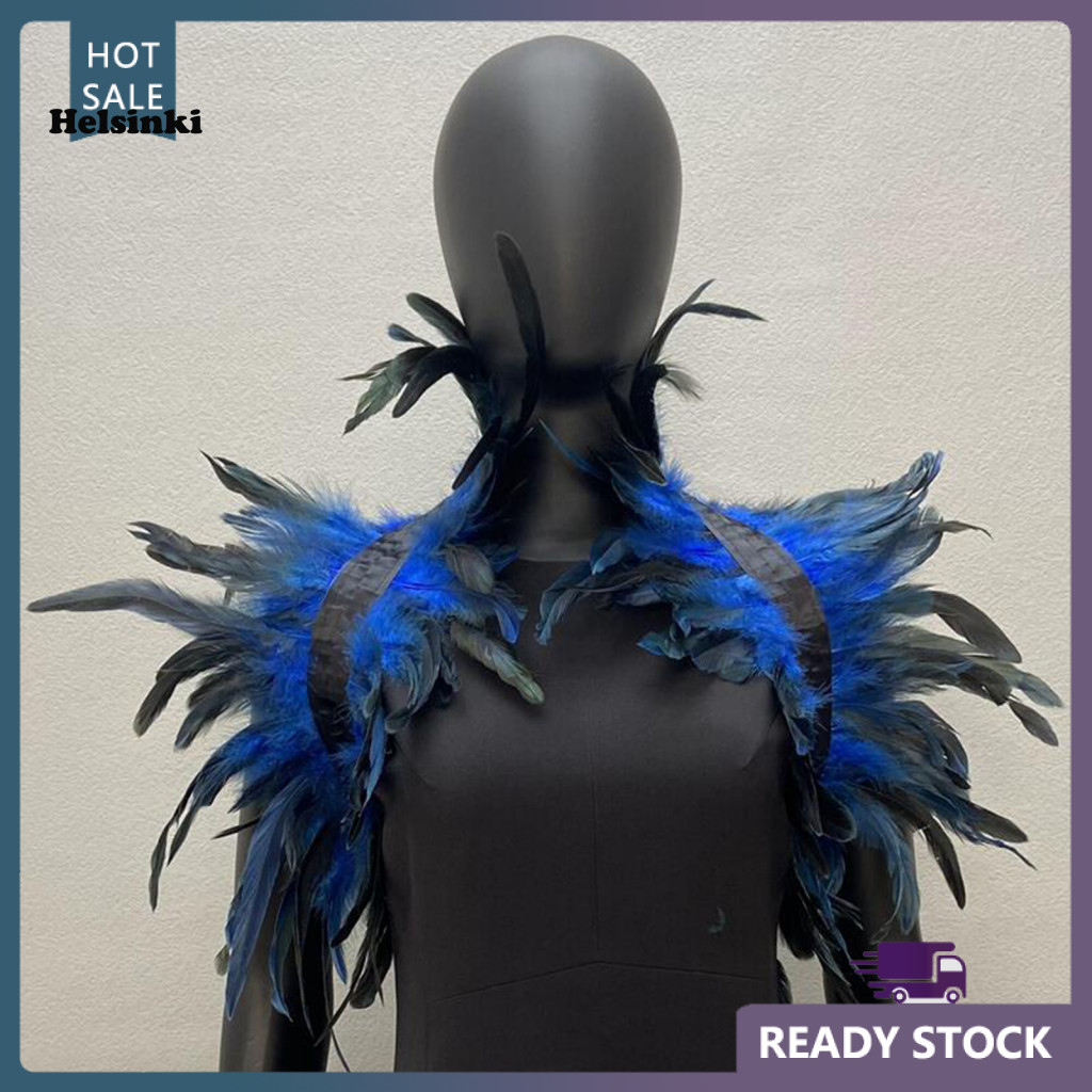 ผ้าคลุมไหล่ปีกนก HLS Dancer Feather นุ่มและปรับได้ เหมาะสำหรับคอสเพลย์และการแสดงบนเวที