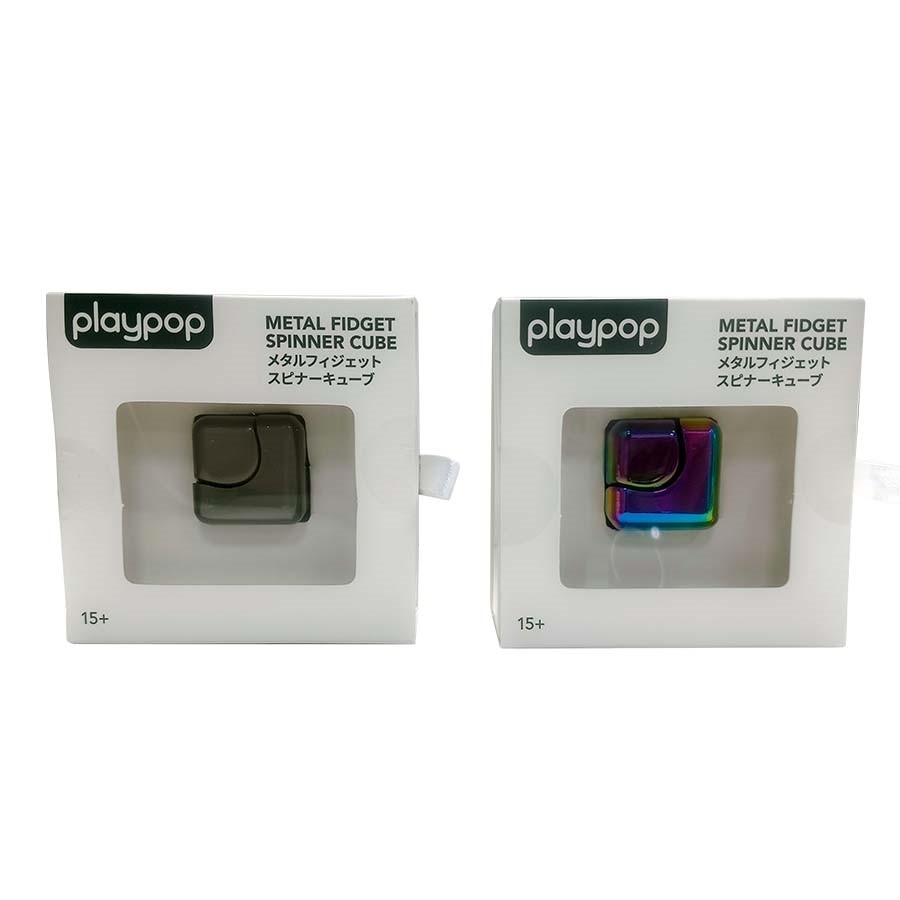 playpop Metal Fidget Spinner Cube - Assorted *Only At Toys R