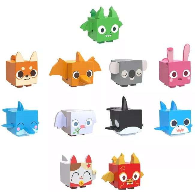 เครื่องจําลองสัตว์เลี้ยง X Series 1 Fidget สัตว์เลี้ยง Mystery 4 แพ็คของสะสมเกม Roblox อย่างเป็นทางก
