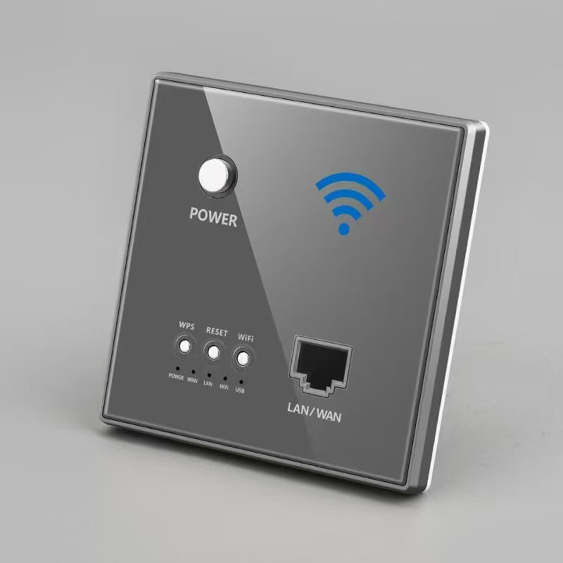 [Yabei] Gigabit/100MI WIFI Wall Router Hotel Family Type 86 Wireless Dual-Band Child-Mother Router