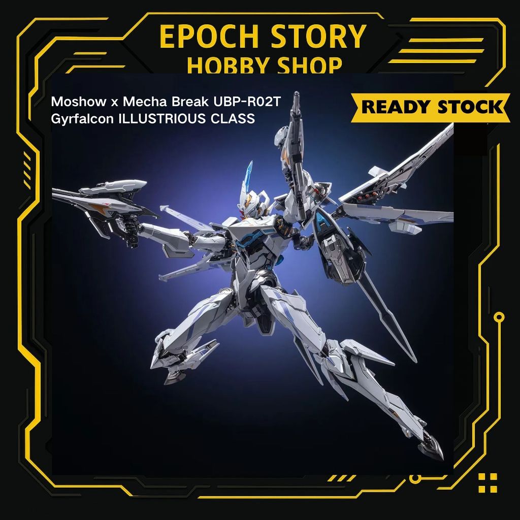 Moshow x Mecha Break UBP-R02T Gyrfalcon ILLUSTRIOUS CLASS Mecha/Metal Build