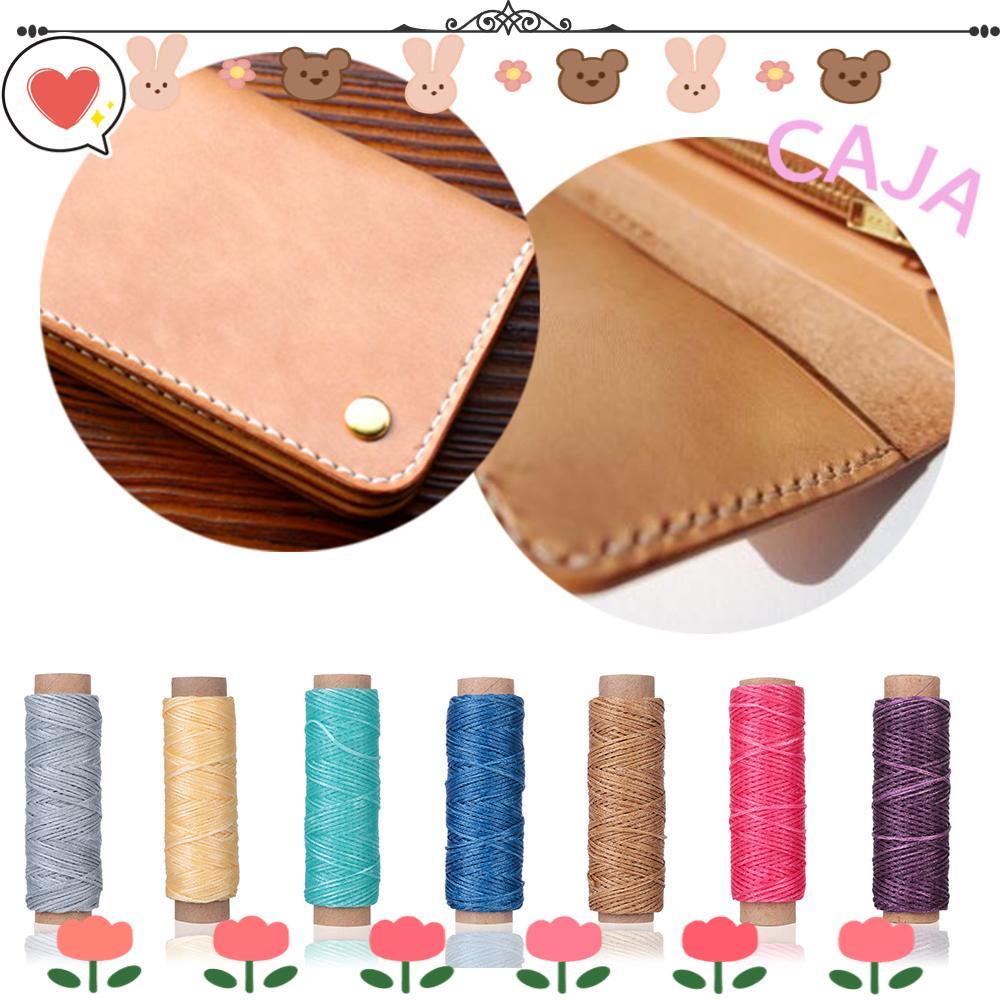 CAJA1 30m/roll เย็บสายเย็บมือ 150D หัตถกรรมเครื่องมือสายไฟ